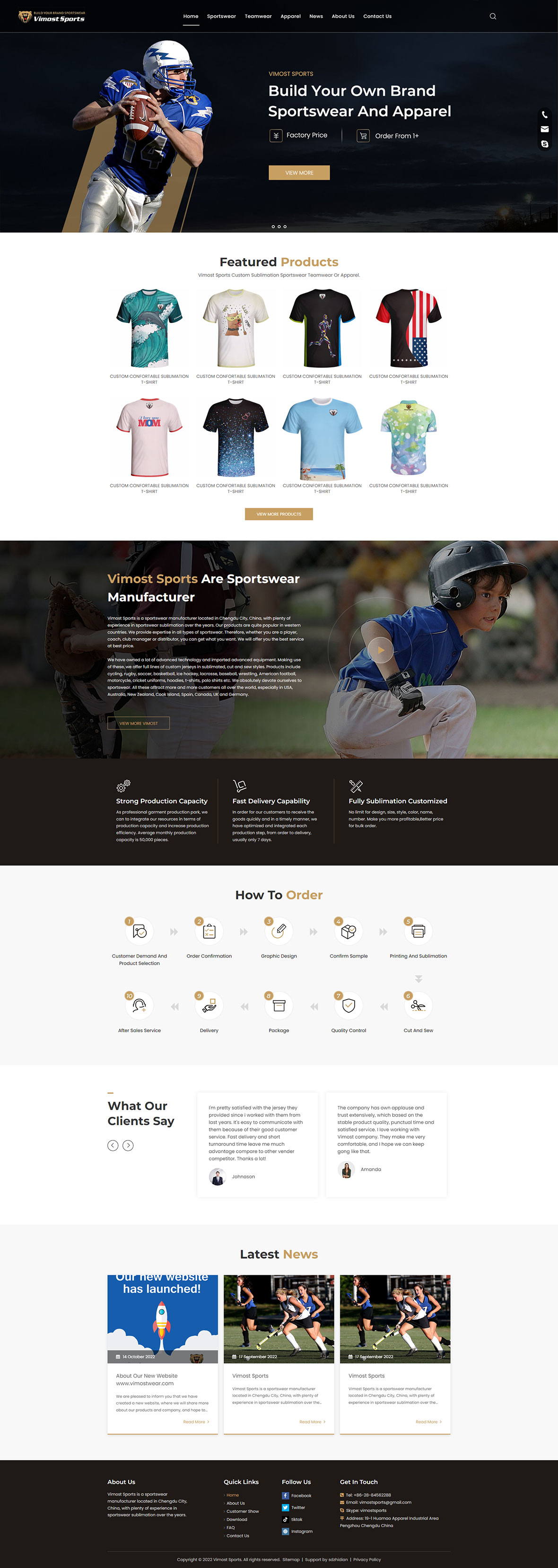 運(yùn)動(dòng)服外貿(mào)網(wǎng)站建設(shè)