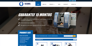 外贸网站建设案例济南佳禾数控机械设备