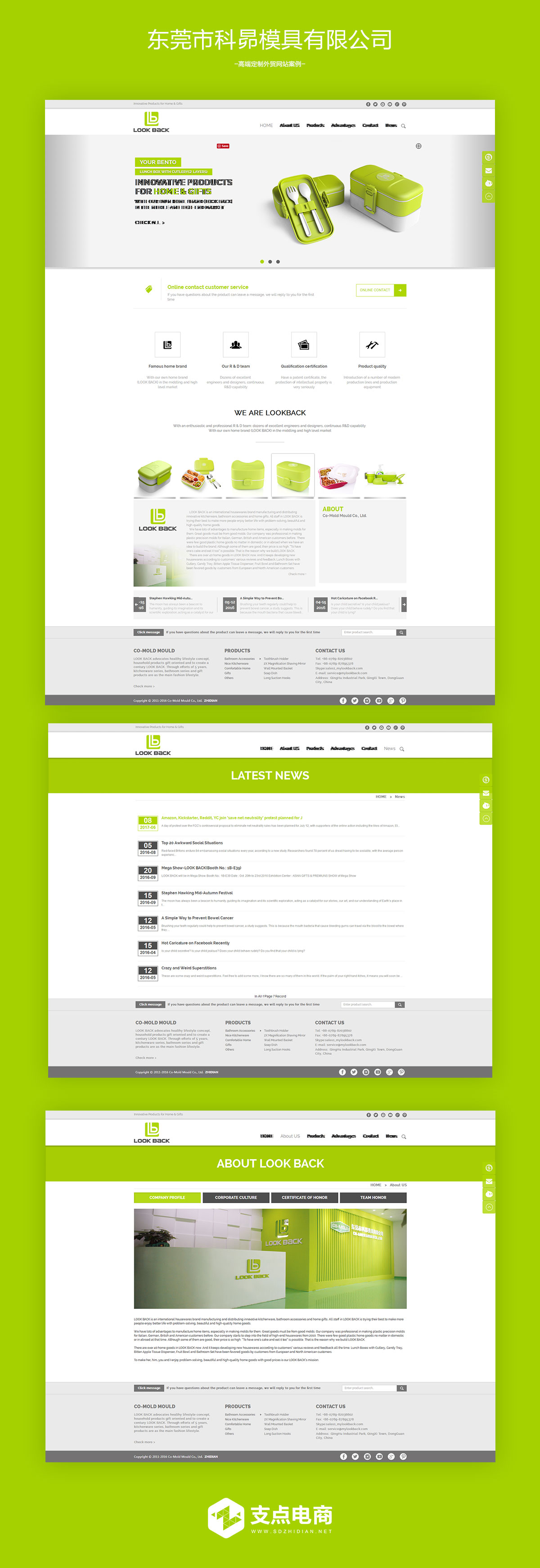 外贸网站制作案例