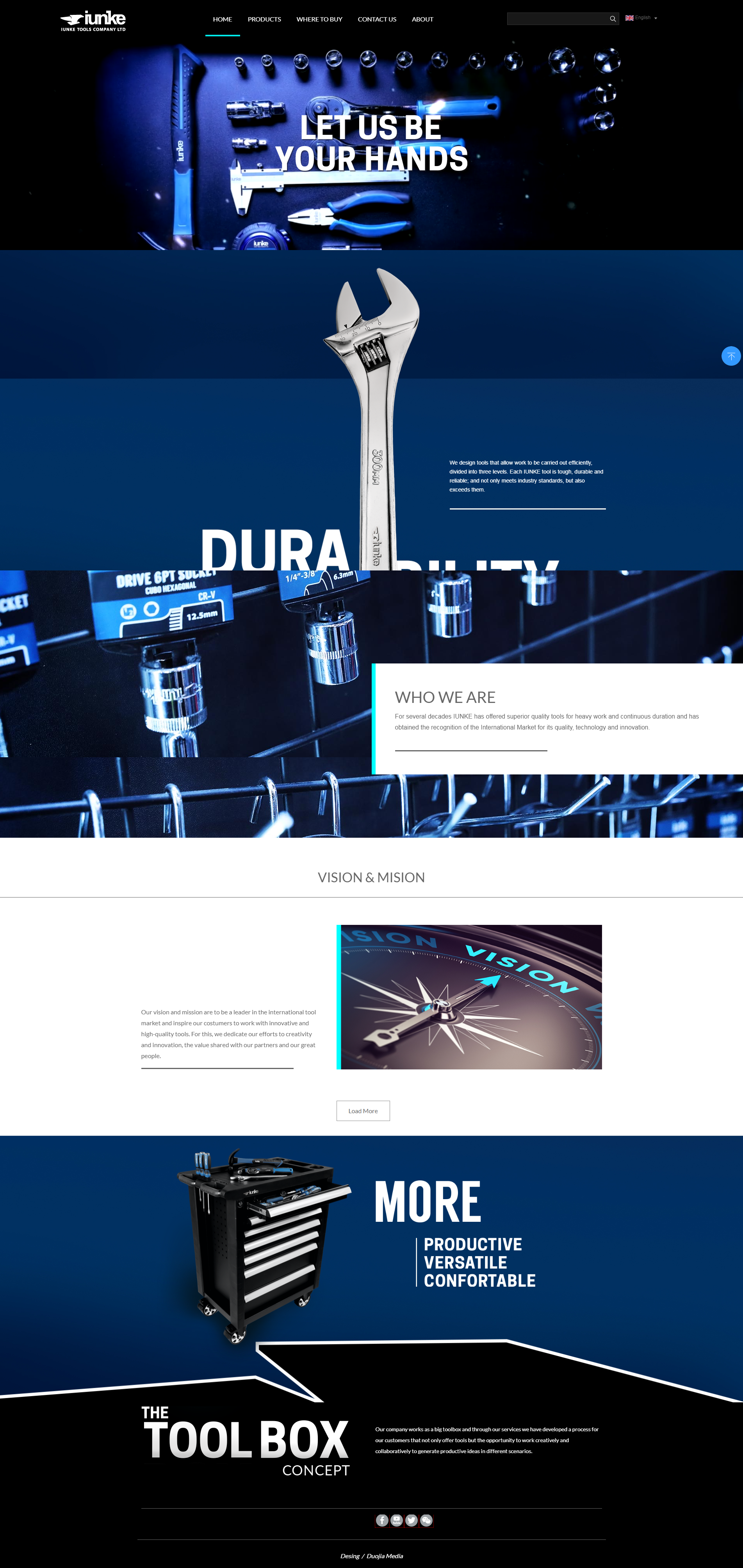 杭州五金工具外贸网站建设