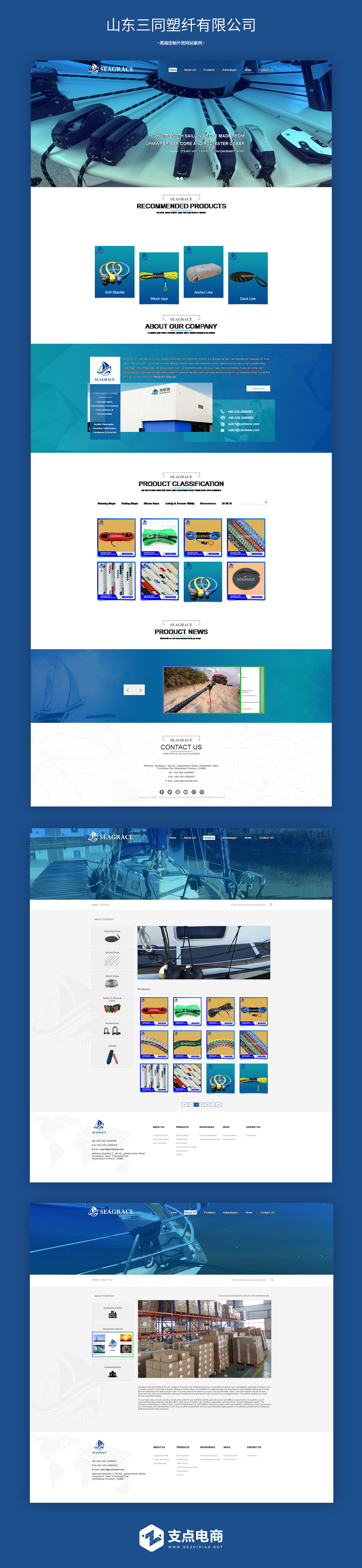 英文版网站案例