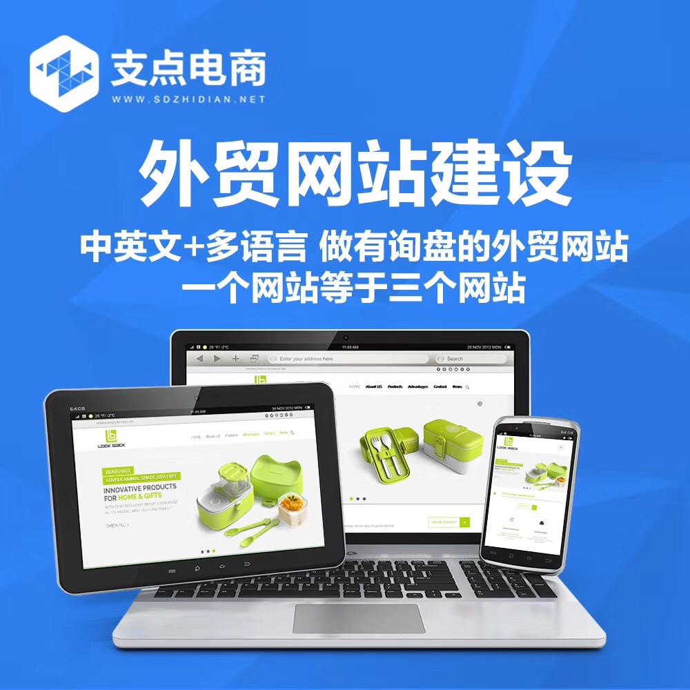 支点电商外贸网站建设
