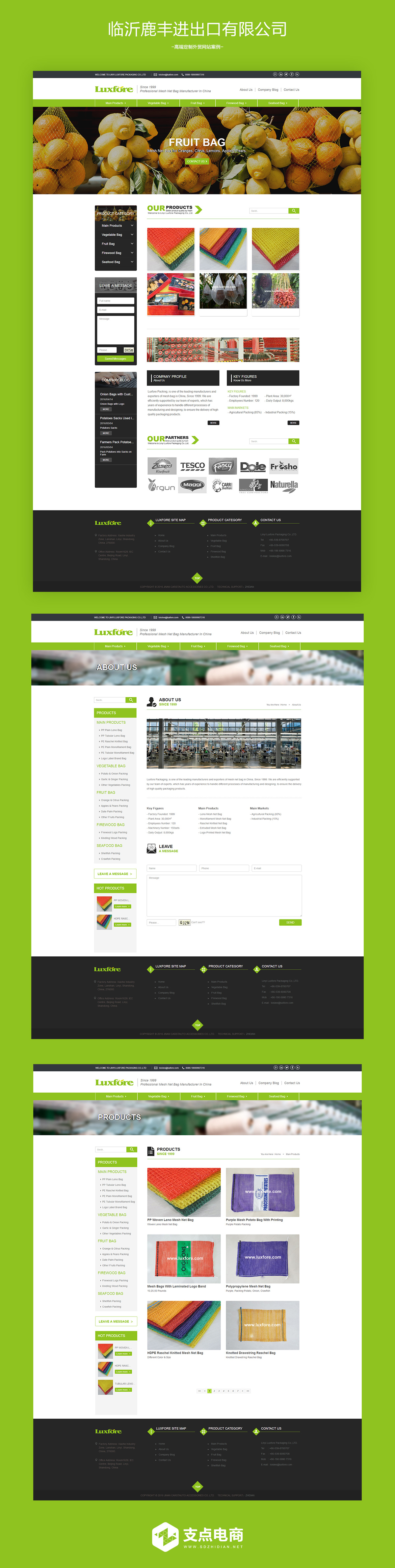 外贸网站案例展示