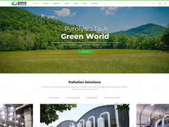 环保机械行业外贸网站案例
