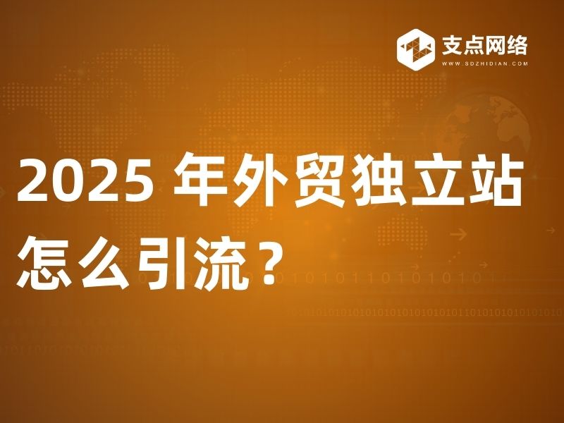 2025 年外贸独立站怎么引流？