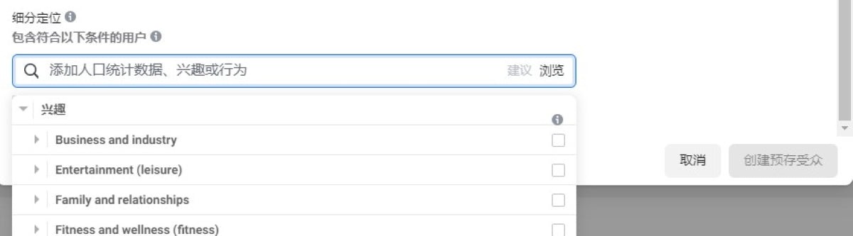受众(Lookalike Audiences)1