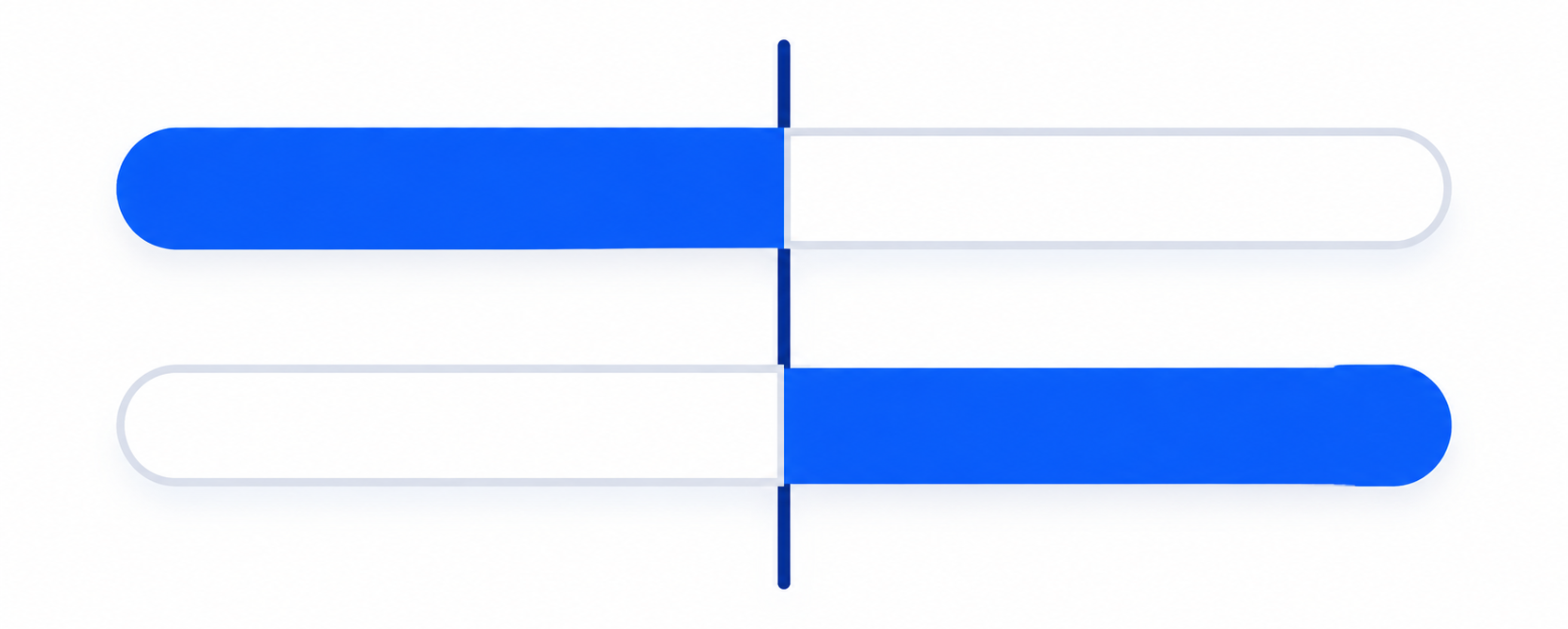 two acquisition stages that are not interchangeable budgets