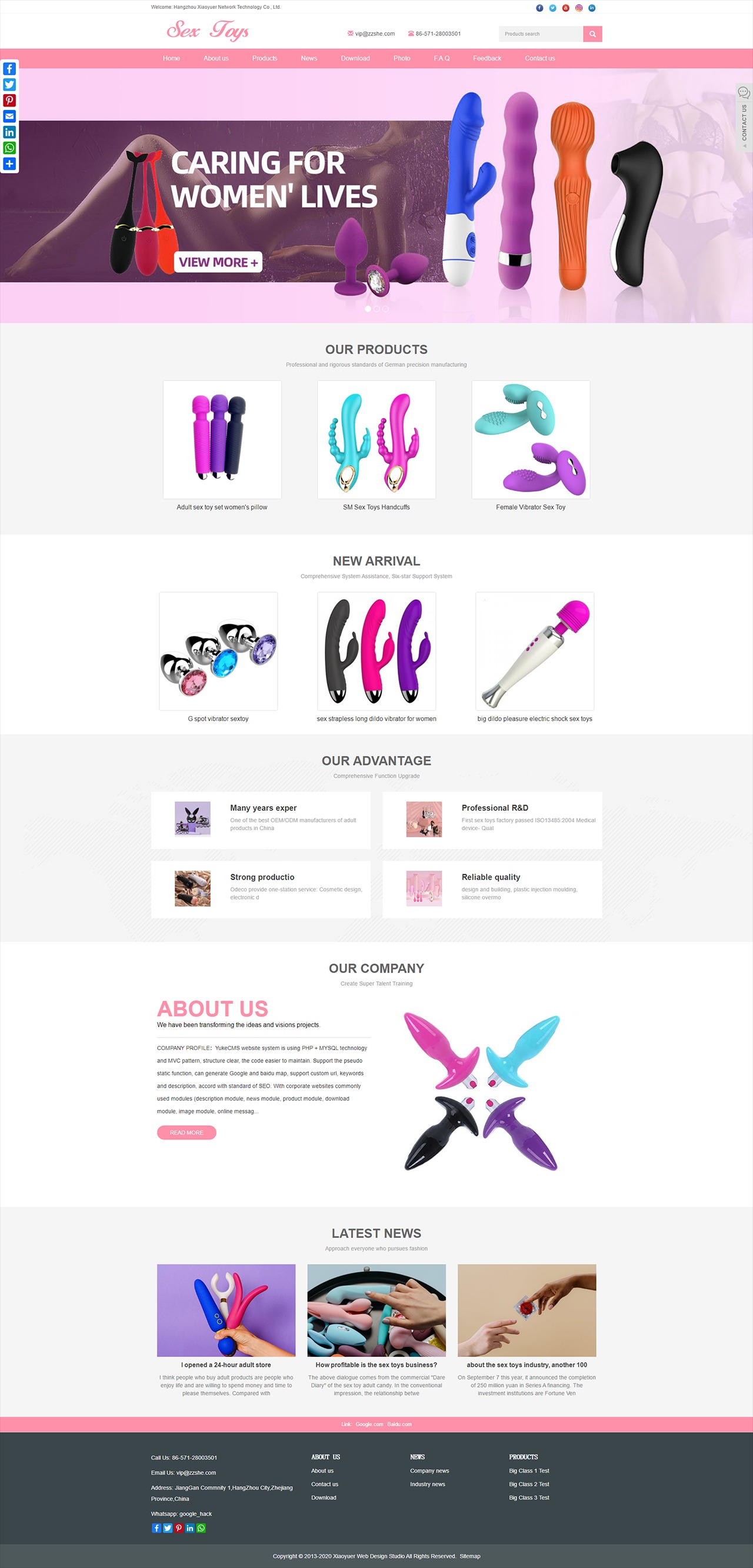 (new)成人用品外贸网站案例