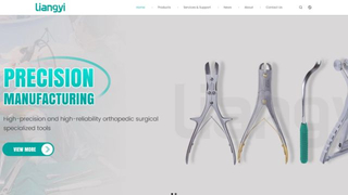 外贸网站设计案例：山东手术机器人与微创手术工具B2B英文官网