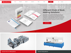 印刷包装机械外贸网站建设案例