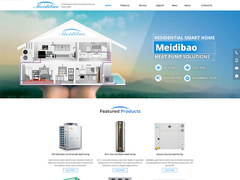 电器热泵行业外贸网站建设案例