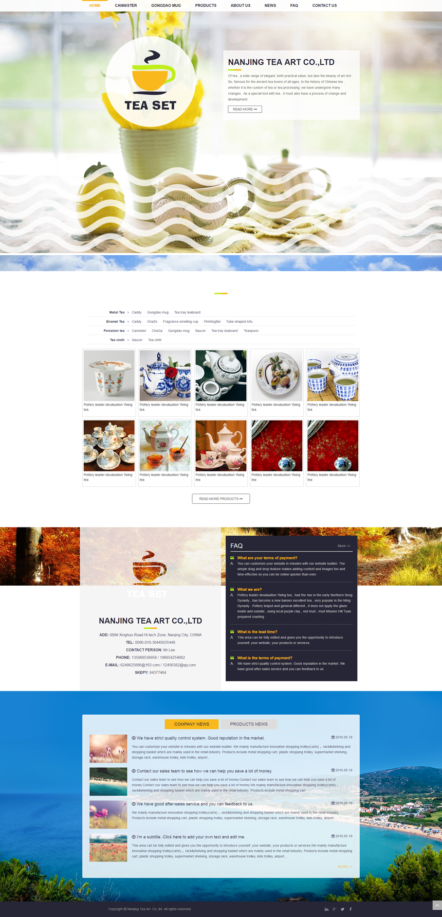 英文橙色服装鞋帽网站建设模板