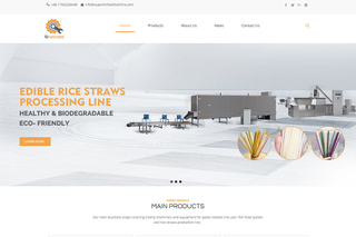 河北外贸网站建设-膨化食品机械生产线网站制作案例 - 支点电商