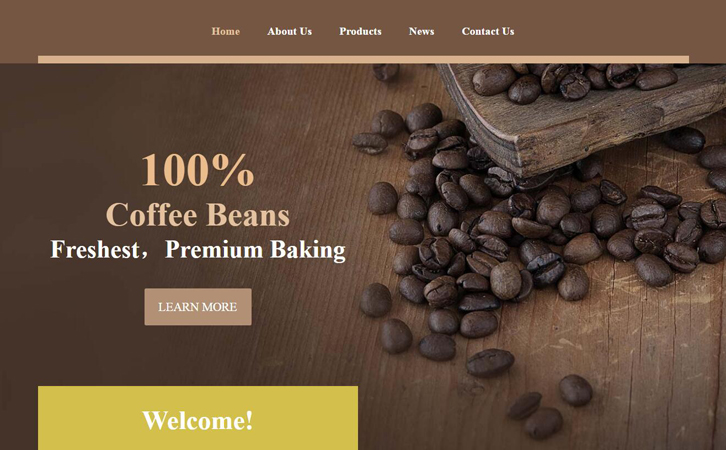 英文农业食品网站建设